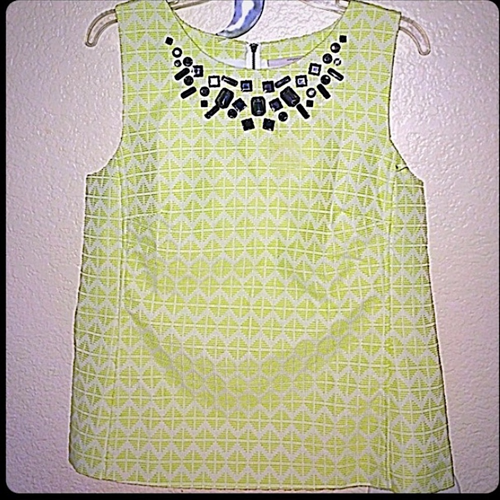Halogen Rhinestone Embellished Top - Picture 2 of 4